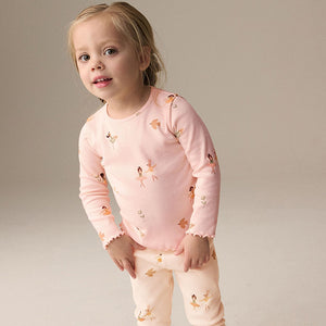 Pink Fairy Rib Long Sleeve T-Shirt (3mths-6yrs)