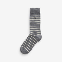 Load image into Gallery viewer, Neutral Stripe Pattern Socks 5 Pack
