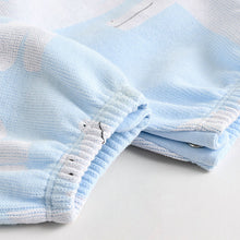 Load image into Gallery viewer, Blue Crocodile Jersey Baby Dungarees And Bodysuit Set
