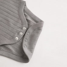 Load image into Gallery viewer, Mono Elephant Jersey 100% Cotton Dungaree and Bodysuit Baby Set (0mths-18mth)
