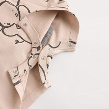 Load image into Gallery viewer, Mono Elephant Jersey 100% Cotton Dungaree and Bodysuit Baby Set (0mths-18mth)
