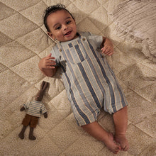 Load image into Gallery viewer, Minerals Stripe Woven Dungaree and Bodysuit Set (0mths-18mth)
