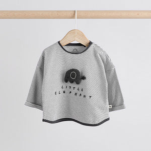 Mono Elephant Baby Top And Leggings Set