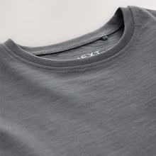 Load image into Gallery viewer, Charcoal Grey 100% Cotton Daisy Short Sleeve T-Shirt (3mths-6yrs)
