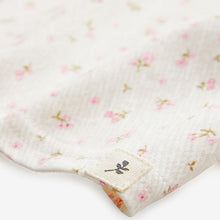 Load image into Gallery viewer, Cream Ditsy Floral Long Sleeve Gathered Neck Blouse (3mths-6yrs)
