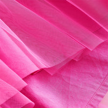 Load image into Gallery viewer, Bright Pink Character Short Sleeve Mesh Dress (3mths-6yrs)
