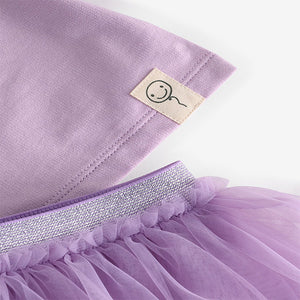 Lilac Purple T-Shirt and Skirt Set (3mths-6yrs)