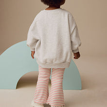 Load image into Gallery viewer, Grey Sweatshirt and Flare Leggings Set (3mths-6yrs)
