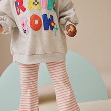 Load image into Gallery viewer, Grey Sweatshirt and Flare Leggings Set (3mths-6yrs)
