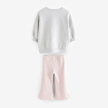 Load image into Gallery viewer, Grey Sweatshirt and Flare Leggings Set (3mths-6yrs)
