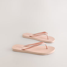 Load image into Gallery viewer, Rose Gold Beach Flip Flops
