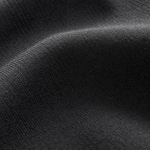 Black White Smart Collared Knitted T-Shirt