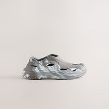 Load image into Gallery viewer, Grey Marble Lightweight Slip On Beach Sandals
