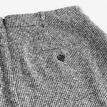 Load image into Gallery viewer, Black/White Boucle Mono Textured Pencil Skirt
