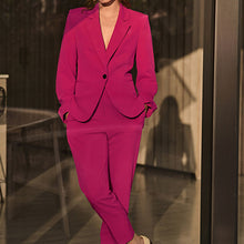 Load image into Gallery viewer, Hot Pink Tailored Single Breasted Blazer
