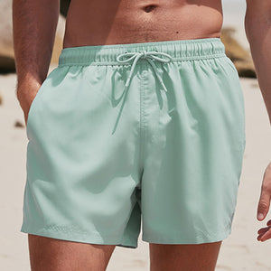 Sage Green Essential Swim Shorts
