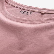 Load image into Gallery viewer, Mauve Purple Cap Sleeve T-Shirt Top

