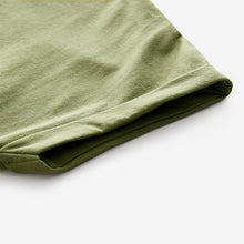 Load image into Gallery viewer, Olive Green Cap Sleeve T-Shirt Top
