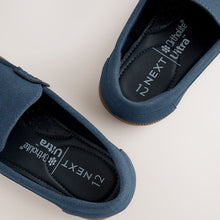 Load image into Gallery viewer, Navy Standard Fit (F) Loafers
