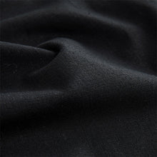 Load image into Gallery viewer, Black Stay Smart Barrel Leg Linen Rich Trousers
