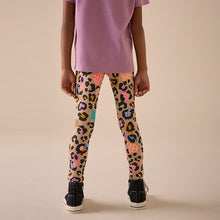 Load image into Gallery viewer, Bright Neutral Animal Print Leggings (3-12yrs)
