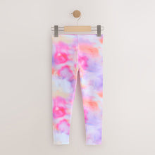 Load image into Gallery viewer, Pink Rainbow Swirl Leggings (3-12yrs)
