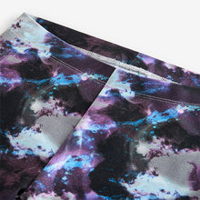 Load image into Gallery viewer, Purple/Black Swirl Leggings (3-12yrs)
