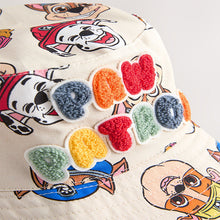 Load image into Gallery viewer, Cream Paw Patrol Bucket 100% Cotton Hat (1-6yrs)
