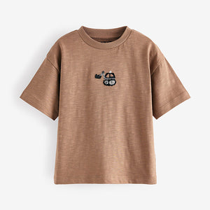 Black/White Short Sleeve T-Shirts 4 Pack