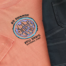 Load image into Gallery viewer, Orange/Black Short Sleeve T-Shirt &amp; Carpenter Shorts Set

