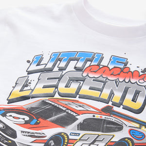 White Racecar Short Sleeve Transport T-Shirt