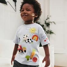 Load image into Gallery viewer, Blue Farm Short Sleeve 3D Padded Character T-Shirt
