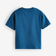 Load image into Gallery viewer, Blue/Navy Short Sleeve Transport T-Shirt
