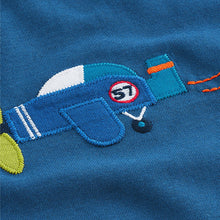 Load image into Gallery viewer, Blue/Navy Short Sleeve Transport T-Shirt
