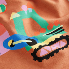 Load image into Gallery viewer, Rust Brown Diggers Short Sleeve All-Over Print T-Shirt
