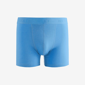 Bright Colour Blue/Green/Red 5 Pack Cotton Rich Trunk Boxers