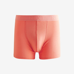 Green/Orange/Yellow 5 Pack Cotton Rich Trunk Boxers
