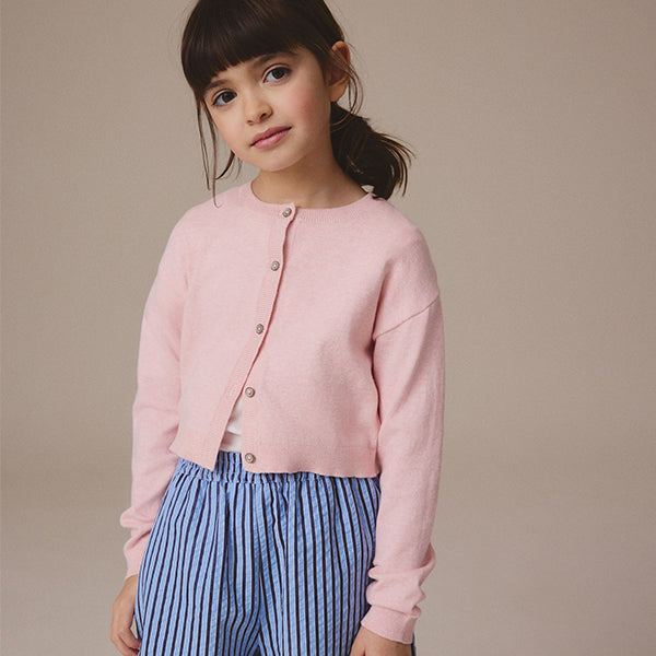 Pink Button Up Cardigan (3mths-12yrs)