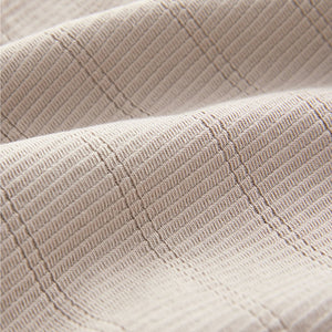 Stone Textured Short Sleeve Quarter Zip Polo Shirt