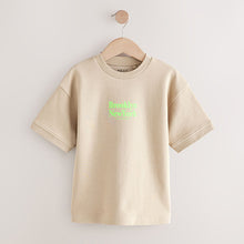 Load image into Gallery viewer, Stone Brooklyn Graphic Print Heavyweight Short Sleeve T-Shirt
