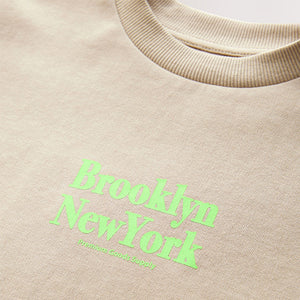 Stone Brooklyn Graphic Print Heavyweight Short Sleeve T-Shirt