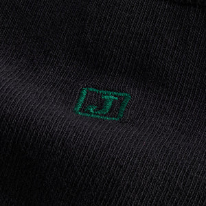 Inital Black Embroidered Lasting Fresh Socks 5 Pack