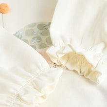 Load image into Gallery viewer, White and Sage Green Butterfly Baby Long Sleeve Top and Leggings
