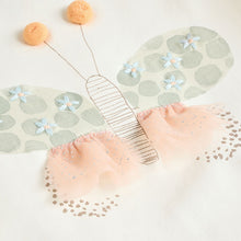 Load image into Gallery viewer, White and Sage Green Butterfly Baby Long Sleeve Top and Leggings

