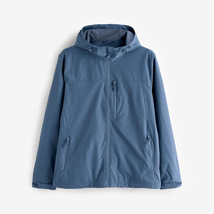 Blue Shower Resistant Anorak Jacket