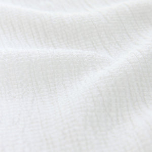 White Raglan Short Sleeve Textured Top