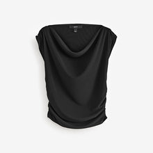 Load image into Gallery viewer, DRAPE SLVLS BLK
