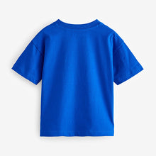 Load image into Gallery viewer, Cobalt Blue Simple Short Sleeve T-Shirt
