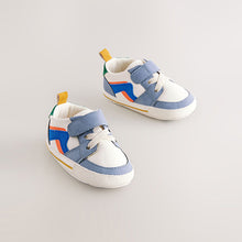 Load image into Gallery viewer, Multi Baby Touch Fastening Elastic Lace Trainers (0-24mths)
