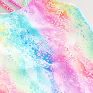 Multi Animal Double Strap Swimsuit (3-12yrs)
